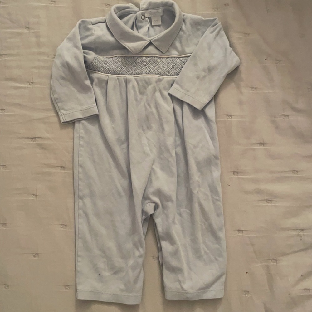 Kissy Kissy 9-12 month smocked onepiece outfit
